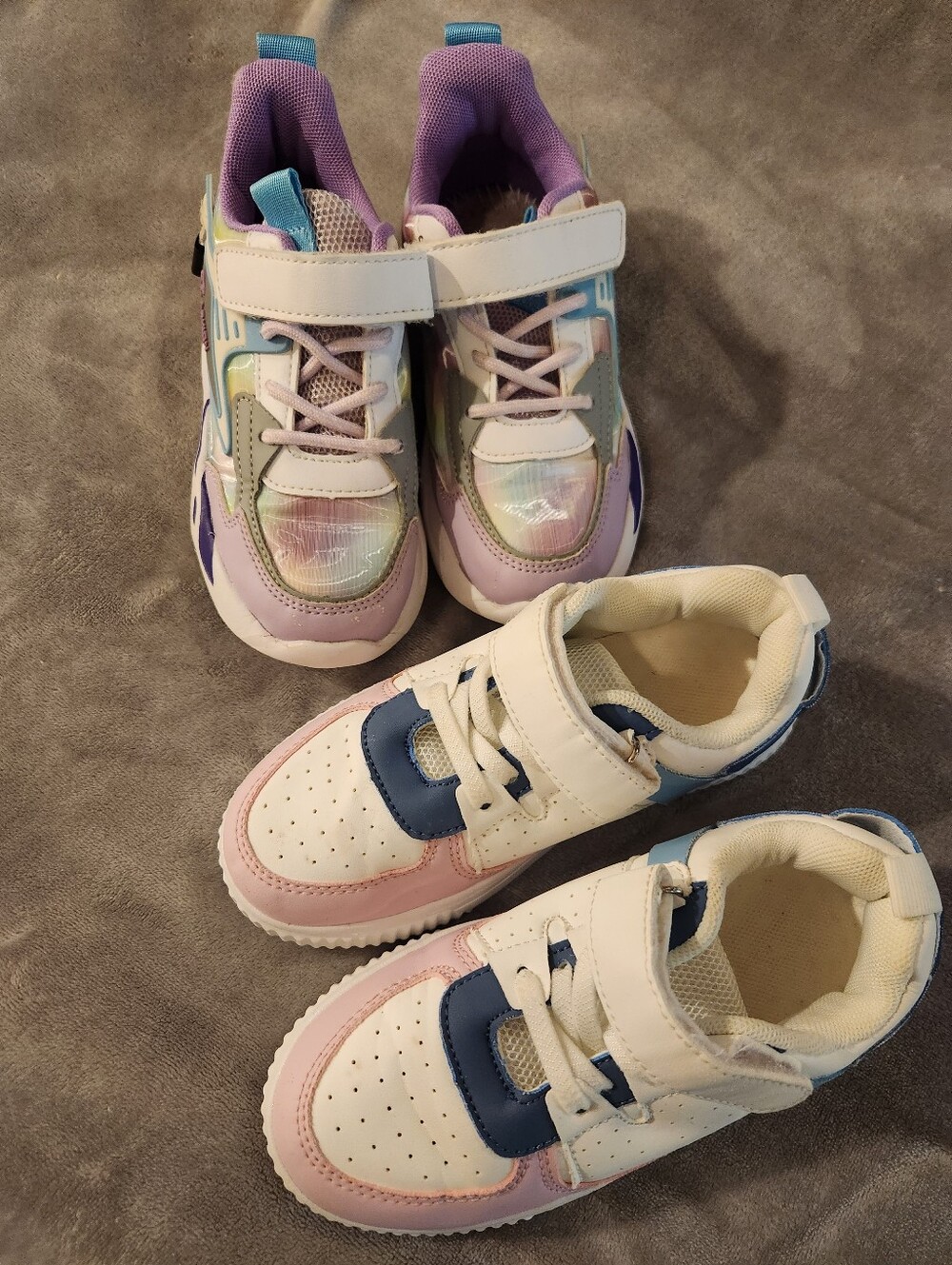 Girl's Kids Athletic Sneakers Bundle, Size 12
